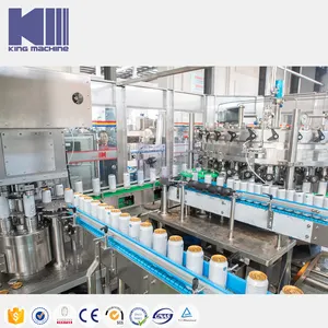 Drink Manufacturing Machinery High Quality 250ml 500ml Soft Drink Filling Machine Aluminium Pop Can Beer Tin Can Filling Machine 6000CPH