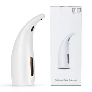 Eco friendly modern fancy bathroom soap dispensers white 300ml touchless automatic liquid soap dispenser