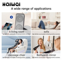 Module Bluetooth intégré de haut-parleur en acier maillé se connecte au Bluetooth pour lire de la musique
