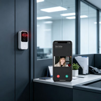 Bel Pintu Pintar Nirkabel Wi-Fi Definisi Tinggi dengan Anti-Pencurian untuk Rumah, Kantor, dan Hotel