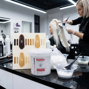 Poudre décolorante professionnelle BLONDEPLEX pour coloration capillaire, 7 8 9 10 niveaux, 500g, OEM/ODM - Product Image 4