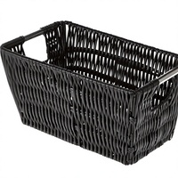 Panier de rangement en PP tissé à la main, moderne, imperméable, personnalisé, de haute qualité, écologique, multifonctionnel, avec poignée