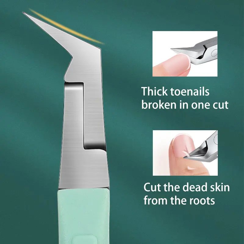 Acryl-Edelstahl-Maniküre-Werkzeug Zehennagel-Trimmer Nagelhaut Nippel abgestorbene Haut Schere Nagelentferner Fingerschneider-Design