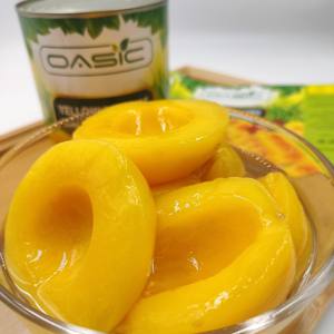 Pêches jaunes en conserve en dés, aliments sains, fruits en conserve pour la pâtisserie, utilisation OEM - Product Image 6