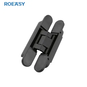 Европейский стиль ROEASY цинковый сплав 3D регулируемый в форме 180 градусов H невидимый скрытый крест скрытый деревянный дверной шарнир