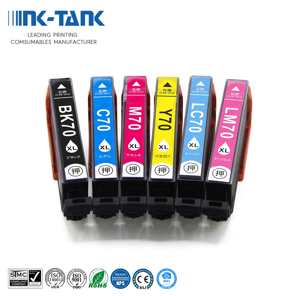 Ink-tank Ic6cl70l Icbk70l Icc70l Icm70l Icy70l Iclc70l Iclm70l Premium Color Compatible Ink Cartridge For Epson Ep- 706a 806aw - Buy Colour Compatible Printers Ink Jet Cartridges Icbk70l,Dye Pigment Printing Black Ink Tank Ink-tank Ic6cl70l Icbk70l Icc70l Icm70l Icy70l Iclc70l Iclm70l Premium Color Compatible Ink Cartridge For Epson Ep- 706a 806aw - Buy Colour Compatible Printers Ink Jet Cartridges Icbk70l,Dye Pigment Printing Black Ink Tank