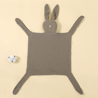 Serviette apaisante en crêpe de coton et soie pour bébé - Serviette de nuit apaisante pour bébé - Serviette pour essuyer la salive