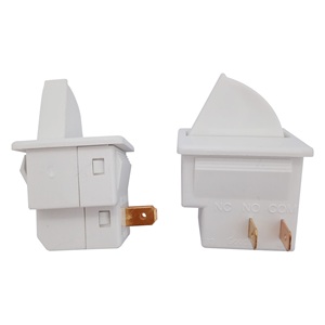 Interrupteurs de réfrigérateur certifiés CE 2A/250V 6A/125V Blanc & Noir Momentané ON-(OFF) pour lampes de porte Réfrigérateurs - Product Image 2