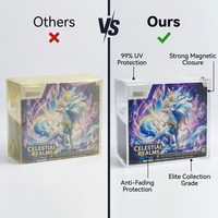 Boîte de Présentation Elite Trainer Box Pokémon avec Couvercle Magnétique – Étui de Protection en Acrylique Transparent Anti-Poussière pour ETB TCG