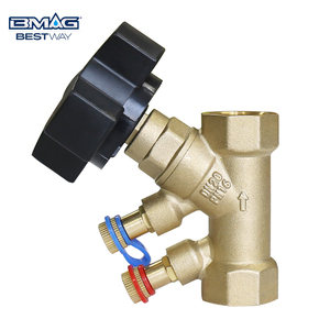 BMAG 1/2in 3/4IN 1in 2in 15-50MMデュアルレギュレーションバランシング流量計バルブ真鍮水レギュレーションバランスバルブHAVC用 - Product Image 2