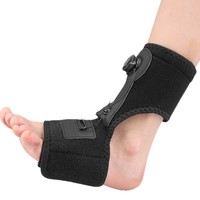 Orthèse de cheville pour la marche en extérieur, correction de la chute de la cheville, traction, protection, réglable, respirante, flexible, unisexe