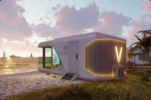 Capsula <span class=keywords><strong>spaziale</strong></span> case di Hotel prefabbricate altre case prefabbricate moderne per Container - Product Image 5