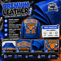 Blouson Bomber en Cuir d'Agneau Personnalisé avec Strass, Style Varsity de Luxe pour Homme, Appliqué, pour Joueur de Baseball, Fabrication OEM 2026