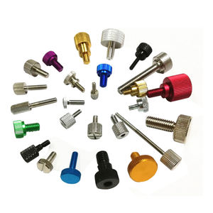 OEM Thép Không Gỉ Brass Tay Điều Chỉnh Knob Knurl Vít M2 M3 M4 Anodized Nhôm Thumb Vít - Product Image 6