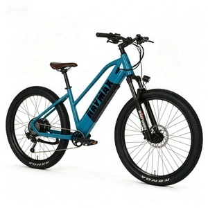Bicicletta Ibrida RAYMAX 27.5 Pollici, Motore Posteriore 750W, Cambio Acera a 7 Velocità, Pedali Standard, Pneumatici 2.8, Freno a Disco Idraulico, Spegnimento Automatico - Product Image 1