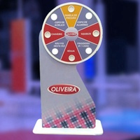 Tourne-disque de loterie extérieur personnalisé étanche, diamètre 60 cm, équipement durable pour tirage au sort, applicable mondialement