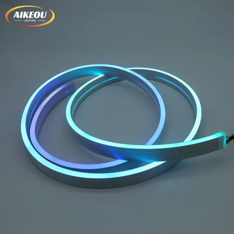 Diskon besar lampu Strip Led Flex Neon tahan air luar ruangan lampu Neon 6*16mm Alternatif warna