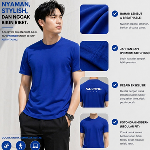 Les t-shirts d'été Salming pour hommes/femmes, en 100 % coton, offrent un confort maximal et une fraîcheur idéale pour les activités quotidiennes. - Product Image 3