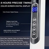 Échantillon Gratuit - Ventilateur sur Pied Oscillant de 16 Pouces avec Minuteur, 8 Vitesses, Écran Tactile et Télécommande
