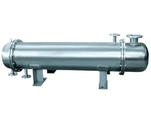 Sanitary stainless steel shell tube heat exchanger