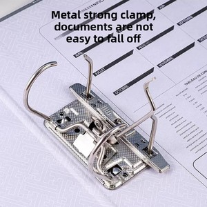 Hot Sale 3 Inch <strong>A4</strong> FC Office PP <strong>Box</strong> <strong>File</strong> Rigid Lever Arch <strong>File</strong> Holder Clip Paper Cover Filing Products - Product Image 4