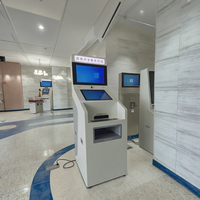 Kiosque capacitif d'impression et de balayage de l'écran tactile A4 de 10 points avec le module de paiement d'argent liquide/pièce de monnaie