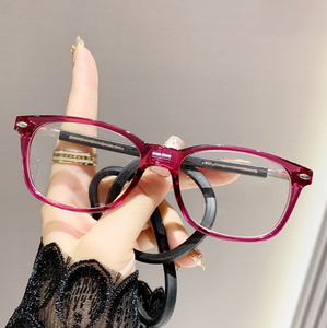 <span class=keywords><strong>Gafas</strong></span> de lectura para <span class=keywords><strong>presbicia</strong></span> magnéticas ultraligeras Diseño antipérdida portátil y de moda - Product Image 4