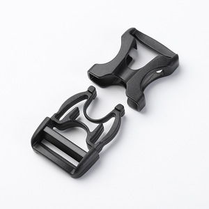 Hebilla de liberación lateral de plástico Jiuyuan, negra, duradera, accesorio para mochilas y riñoneras - Product Image 3