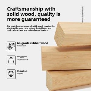 Scrivania Moderna in Legno Massello per Due Persone, Lunga, per Calligrafia e Pittura, Combinabile Liberamente per Uso Domestico, Scrivania Doppia per Studio dei Bambini - Product Image 4