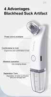 Appareil de beauté intelligent portable à jet d'eau et d'oxygène pour le visage, resurfaçage doux de la peau, contrôle du sébum, minimisation des pores