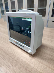 Monitor paziente multiparametrico portatile con ECG 33/5 e analisi aritmia certificata CE per uomo e animali - Product Image 6