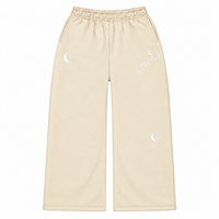 Ensemble de survêtements surdimensionnés personnalisés en tissu Air Layer avec broderie et épaules tombantes pour femme