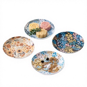 Plateau à bijoux en céramique moderne et créatif, motif abstrait, multifonctionnel, personnalisé, pour maman, sœur, amies - Product Image 2