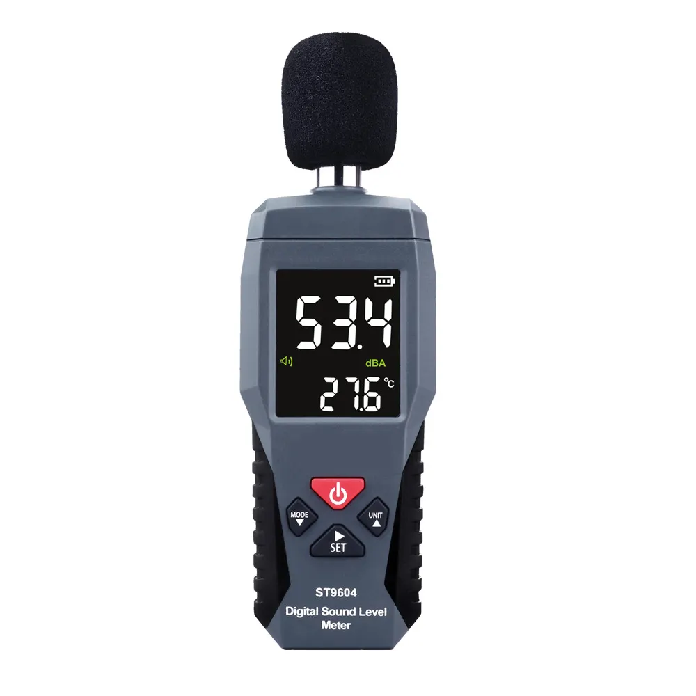 BIJIA Высокоточный децибел-монитор для измерения уровня шума, децибел-измеритель, 30-130 дБ, децибел, тестер ST9604