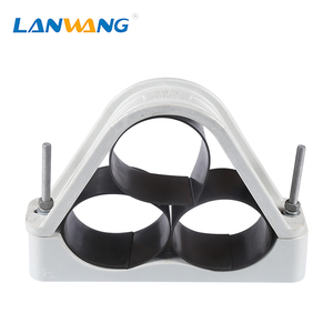 Morsetto per Cavi Trefoil / Morsetto Trifoil per Fissaggio Cavi a Tre Nuclei in Fibra di Vetro - Product Image 1