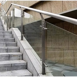 Round <strong>Stainless</strong> <strong>Steel</strong> Mesh <strong>Handrail</strong> for Hotel Indoor <strong>Stairs</strong> and Balcony Porch Railings-Contemporary Design 5-Year Warranty - Product Image 3