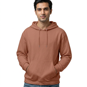 Sudadera con capucha de algodón grueso para hombre, estilo urbano, corte oversize, forro polar, suministro de fabricante OEM al por mayor - Product Image 1