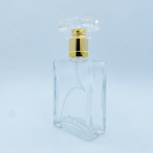 100ml Clear Glass <b>Perfume</b> Bottle with Plastic Cap for Fragrance <b>Dispensing</b> in Personal Care for DIY <b>Perfume</b> Creations - Product Image 4