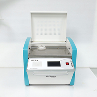 Testeur de facteur de puissance de perte diélectrique portable HVHIPOT GD6100, testeur de facteur de puissance de perte diélectrique, testeur de tan delta pour l'huile d'isolation des transformateurs, pour tester les équipements