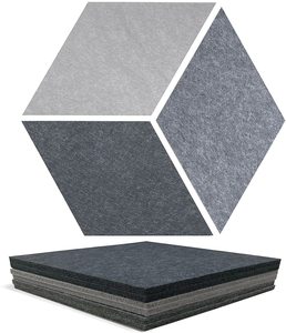 <span class=keywords><strong>Paneles</strong></span> acústicos para SALA DE meering, <span class=keywords><strong>paneles</strong></span> decorativos de fibra de poliéster 3D con absorción de sonido para pared y techo - Product Image 5