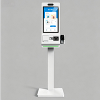 Terminal de paiement en libre-service de 21,5 pouces, kiosque à billets avec imprimante, SDK activé, processeur Intel Core I5, système d'exploitation Windows/Android, utilisation en intérieur