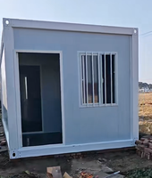 Cabane de jardin miniature de 20 pieds, maisons préfabriquées à bas prix avec salle de bain, maison conteneur détachable et extensible, maisons préfabriquées