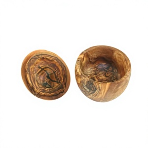 Pot à miel en bois, pot à miel avec couvercle rabattable, fait à la main, passe au lave-vaisselle, chauffable, design classique, récipient de service pour aliments, cuisine - Product Image 4