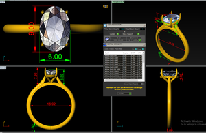 Hermoso Anillo de Diamantes Plateado para Mujer, Acabado Elegante, Diseño de Joyería para Uso Diario - Product Image 5