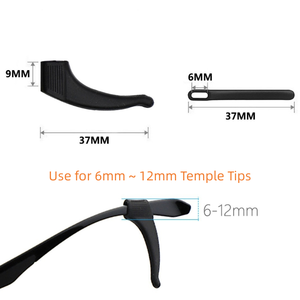 مقابض سيليكون لمقابض النظارات المضادة للانزلاق مقبض للنظارات بمشبك تُحمل بأكمام - Product Image 4