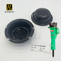 Diaphragme en caoutchouc SC28 pour marteau hydraulique d'excavatrice, pièces de rechange pour kit de réparation d'accumulateur de marteau