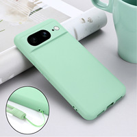 Coque de téléphone personnalisée vierge enduite pour sublimation pour Google Pixel 8 7 Pro, en gel de silice liquide TPU, anti-chute et antichoc
