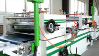 Machine de revêtement UV de chaîne de production d'impression UV de traitement brillant élevé pour la feuille de marbre UV pour le plastique