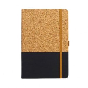 Creative A5 Notebook Cork Grain Texture Leather Cover Simple Office Notepad Thread <b>Sewing</b> <b>for</b> Students Business - Product Image 1