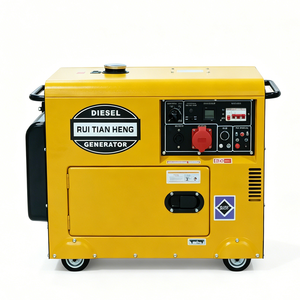 Generatore Diesel Silenzioso Professionale RTH 6kW/6.5kW/6.5kVA Trifase ATS Raffreddato ad Aria, Certificato CE - Product Image 4
